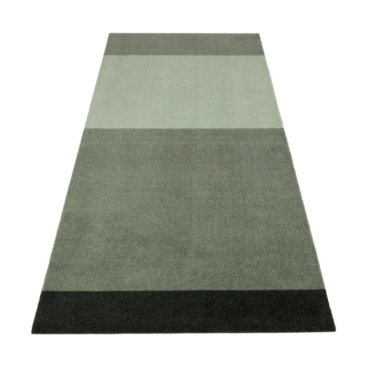 Stripes gångmatta horisontell - Green, 90x200 cm - tica copenhagen