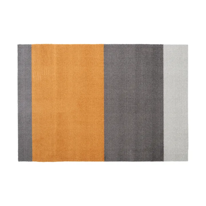 Stripes gångmatta horisontell - Grey-grey-dijon, 90x130 cm - tica copenhagen