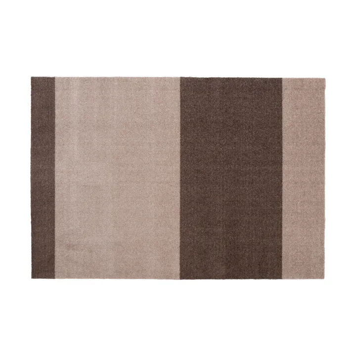 Stripes gångmatta horisontell - Sand-brown, 90x130 cm - tica copenhagen