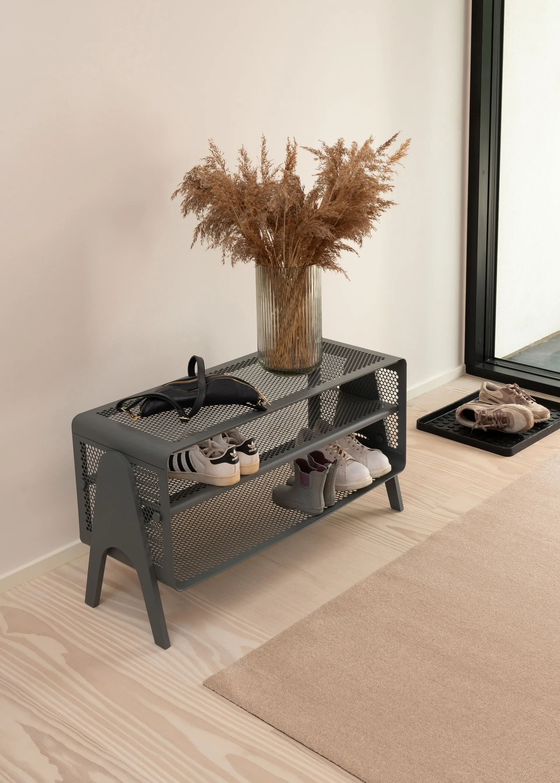 Tica Rack Floor big hylla, Steelgrey tica copenhagen
