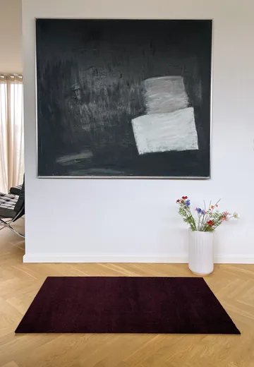 Unicolor gångmatta - Bordeaux, 90x130 cm - tica copenhagen