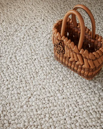 Andersdotter ullmatta 250x350 cm - Beige-off white - Tinted