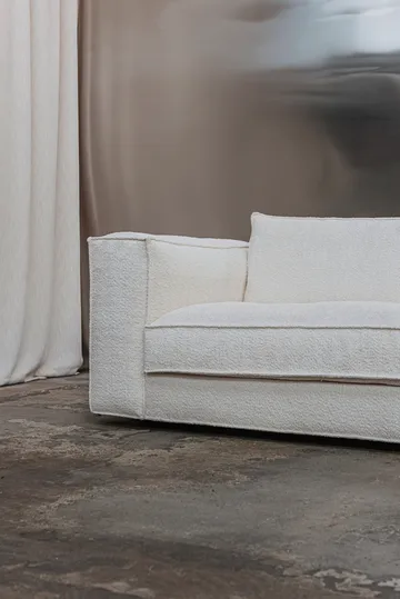 Klinge soffa - Bouclé soft off-white - Tinted