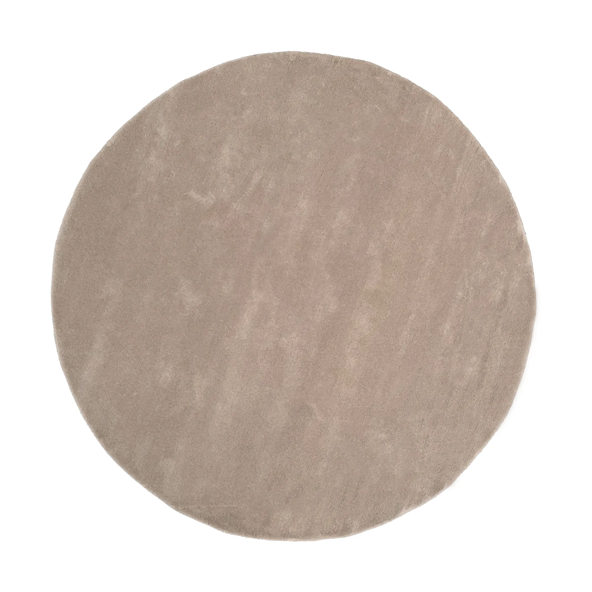 Liljehok ullmatta, Beige, Ø200 cm Tinted