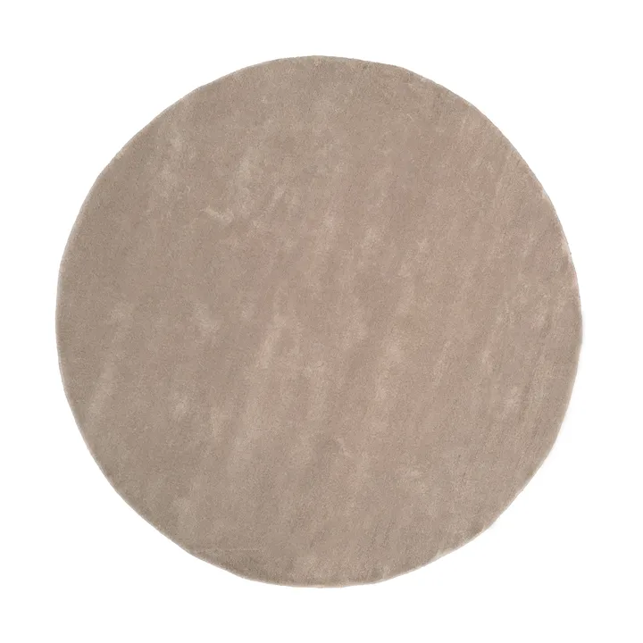 Liljehok ullmatta - Beige, Ø300 cm - Tinted