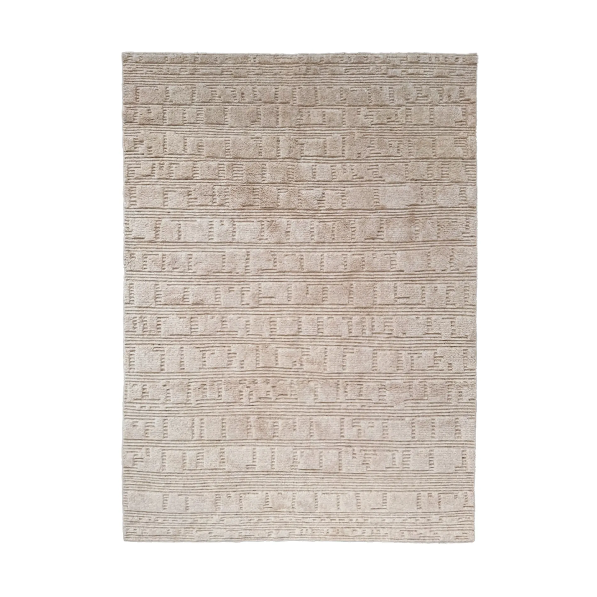 Lydahl ullmatta, Beige, 250x350 cm Tinted