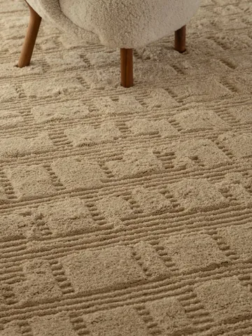 Lydahl ullmatta - Beige, 250x350 cm - Tinted