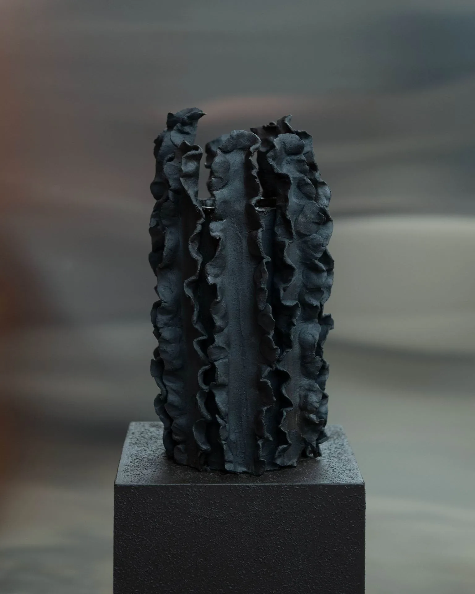 Melera vas, Black, 33x16 cm Tinted