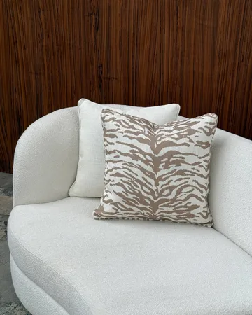 Norell prydnadskudde - Tiger beige-off white, 50x50 cm - Tinted