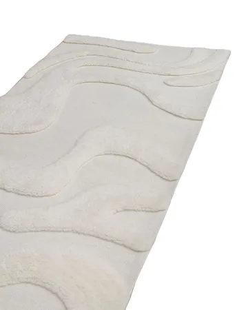 Norlander gångmatta ull 80x250 cm - White - Tinted