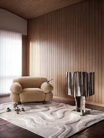 Norlander ullmatta 210x300 cm - Offwhite - Tinted