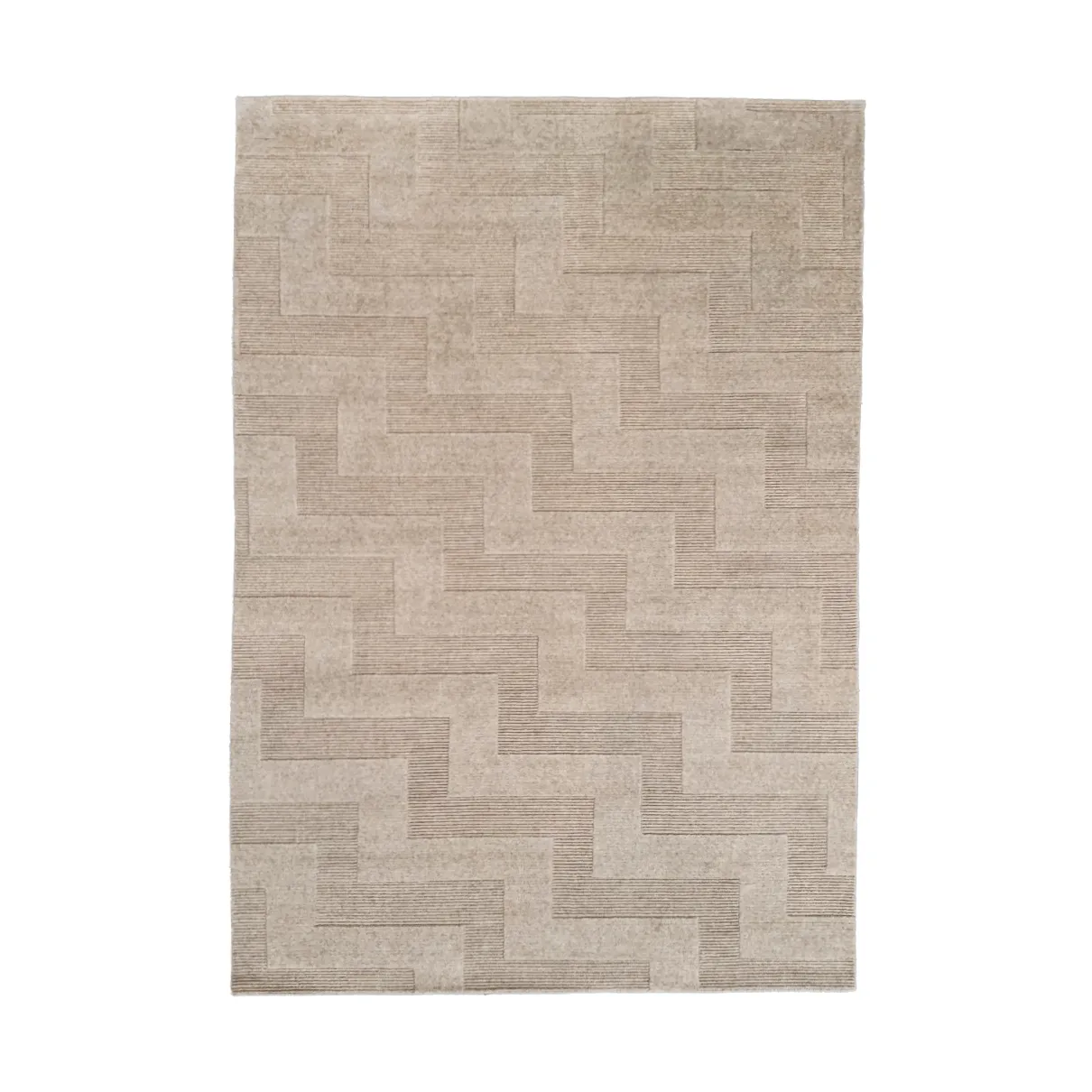 Valmont ullmatta, Beige-melange, 200x300 cm Tinted