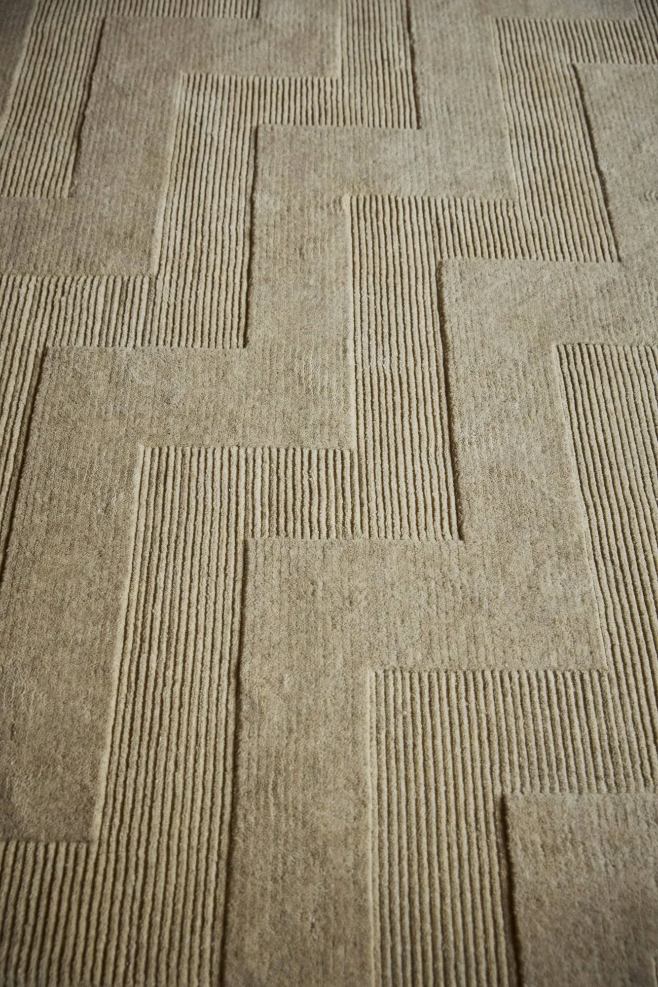 Valmont ullmatta, Beige-melange, 200x300 cm Tinted
