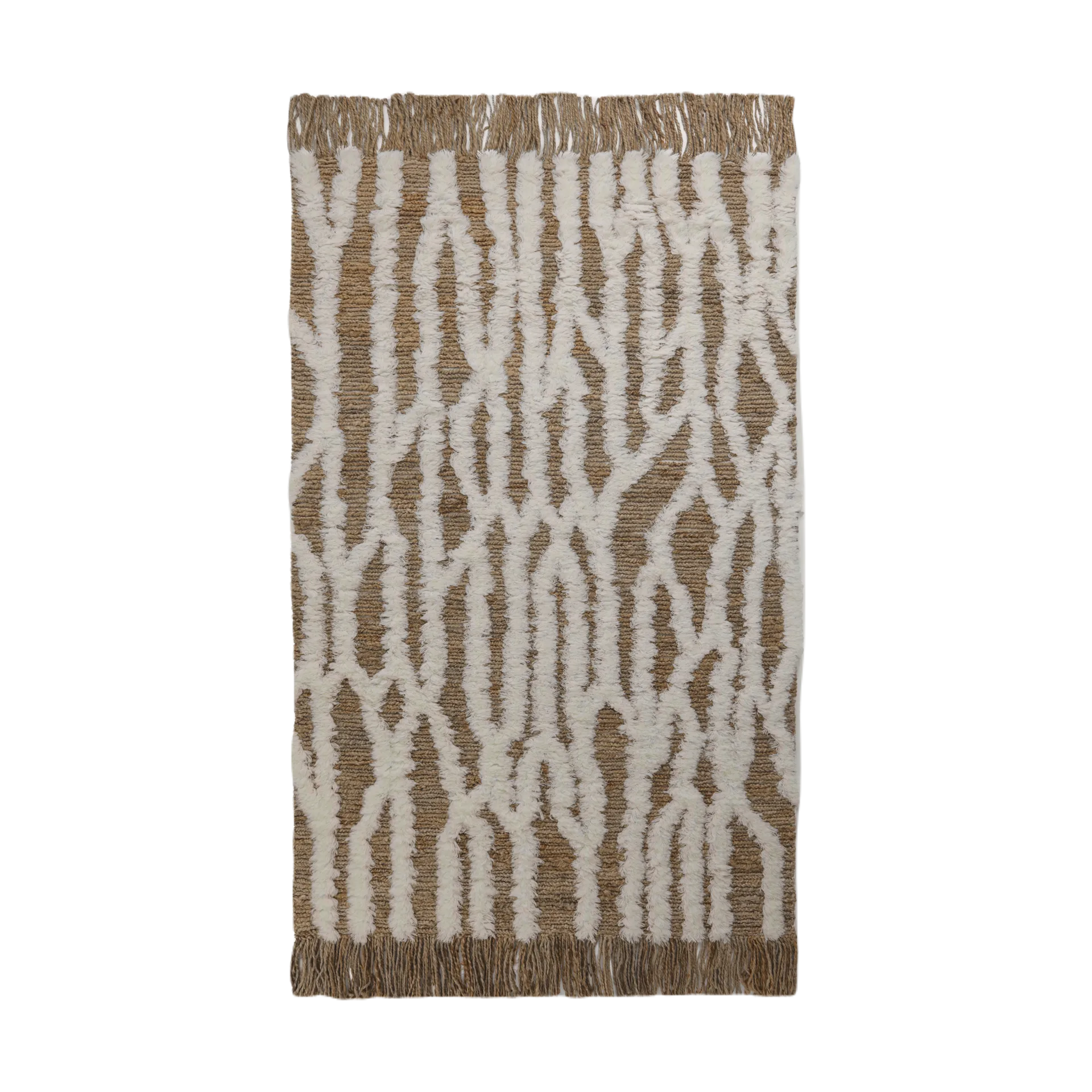 Wahl jutematta 200x300 cm, Brown-offwhite Tinted