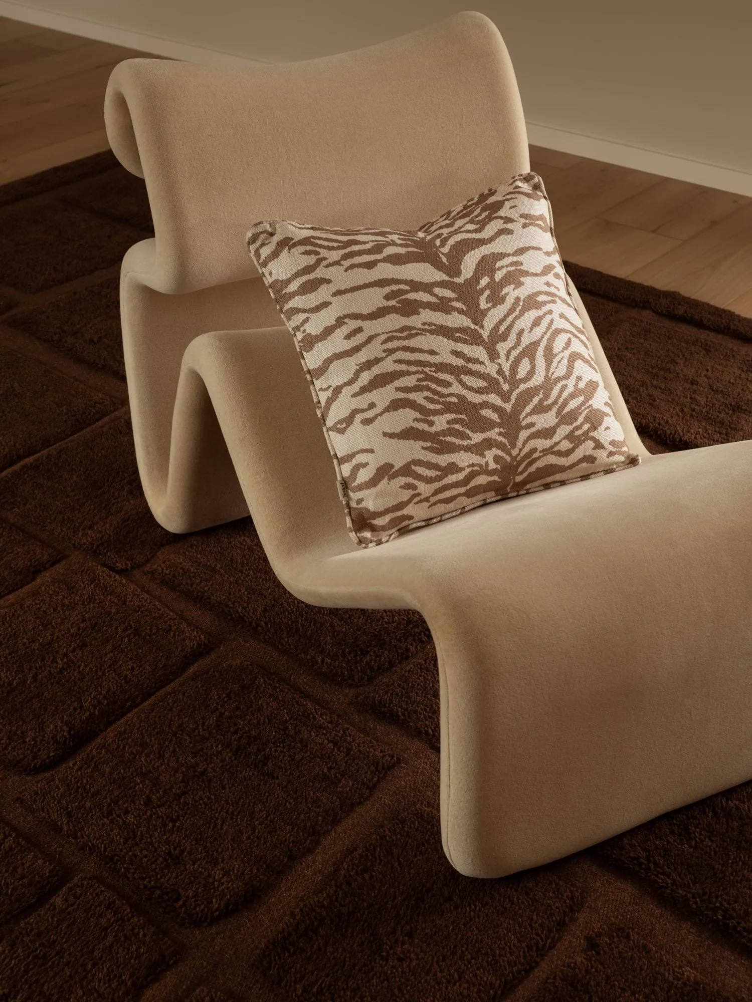 Wandel ullmatta, Brown, 250x350 cm Tinted