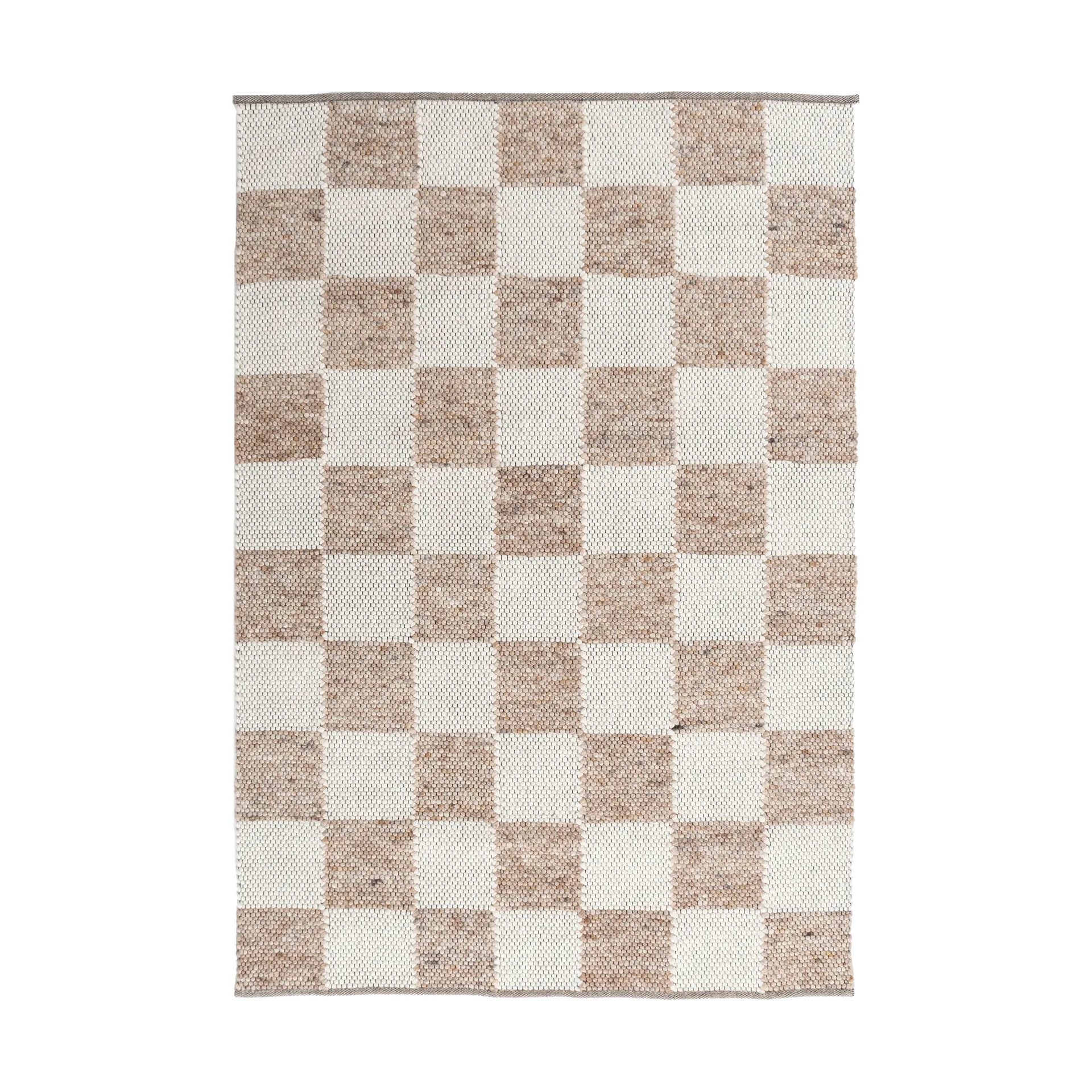 Gotland Design matta Special Edition, Light brown-white nr. 2412, 170x240 cm Tisca