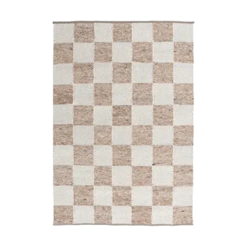 Gotland Design matta Special Edition - Light brown-white nr. 2412, 90x180 cm - Tisca