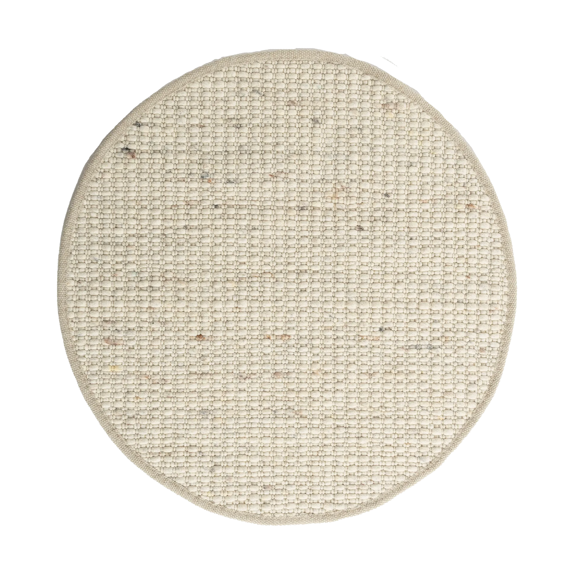 Greenland Swift round matta, Natural white nr. 11, Ø170 cm Tisca
