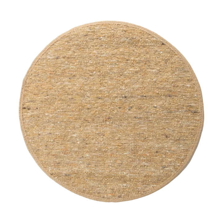 Sierrafil round matta - Gold nr. 261, Ø170 cm - Tisca