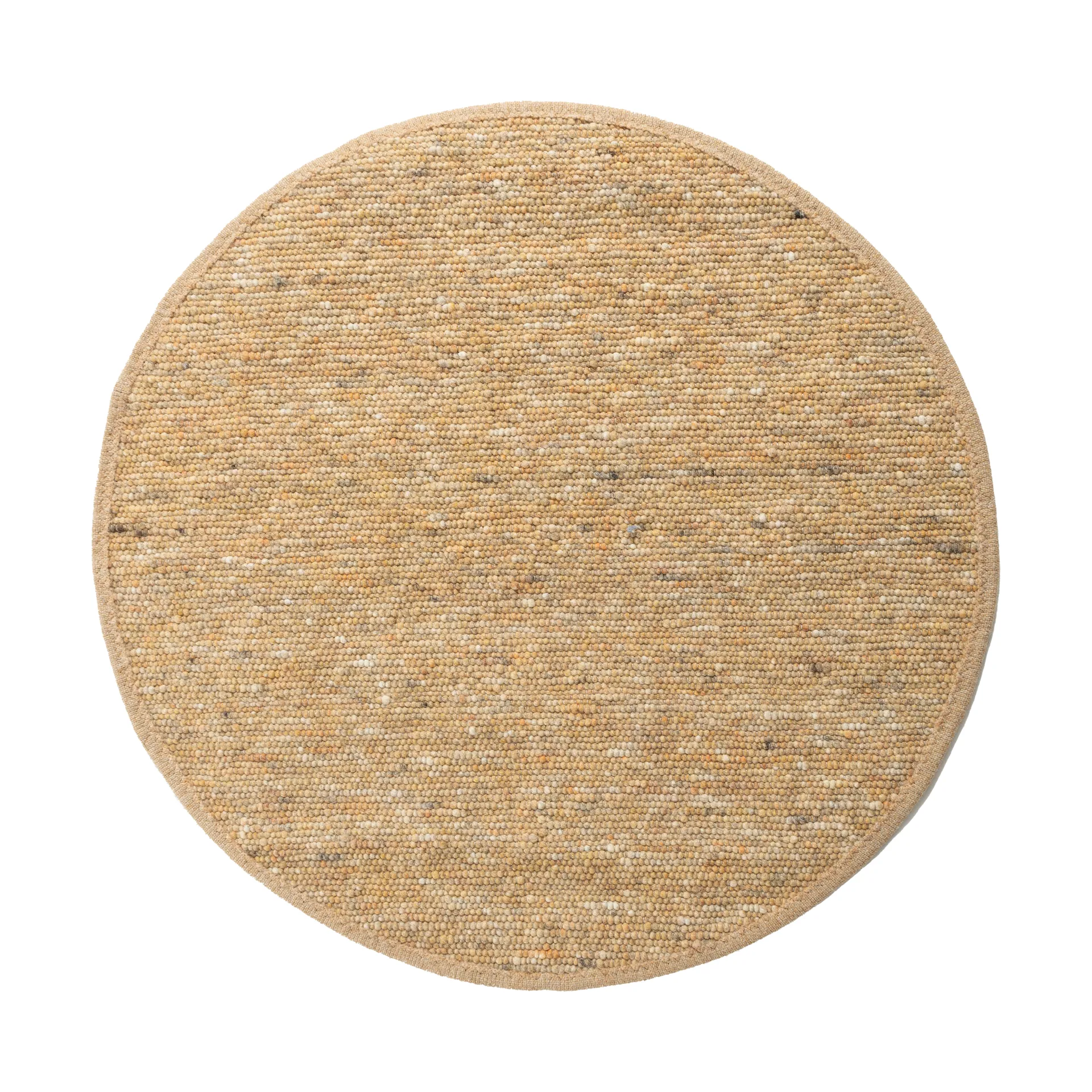 Sierrafil round matta, Gold nr. 261, Ø250 cm Tisca