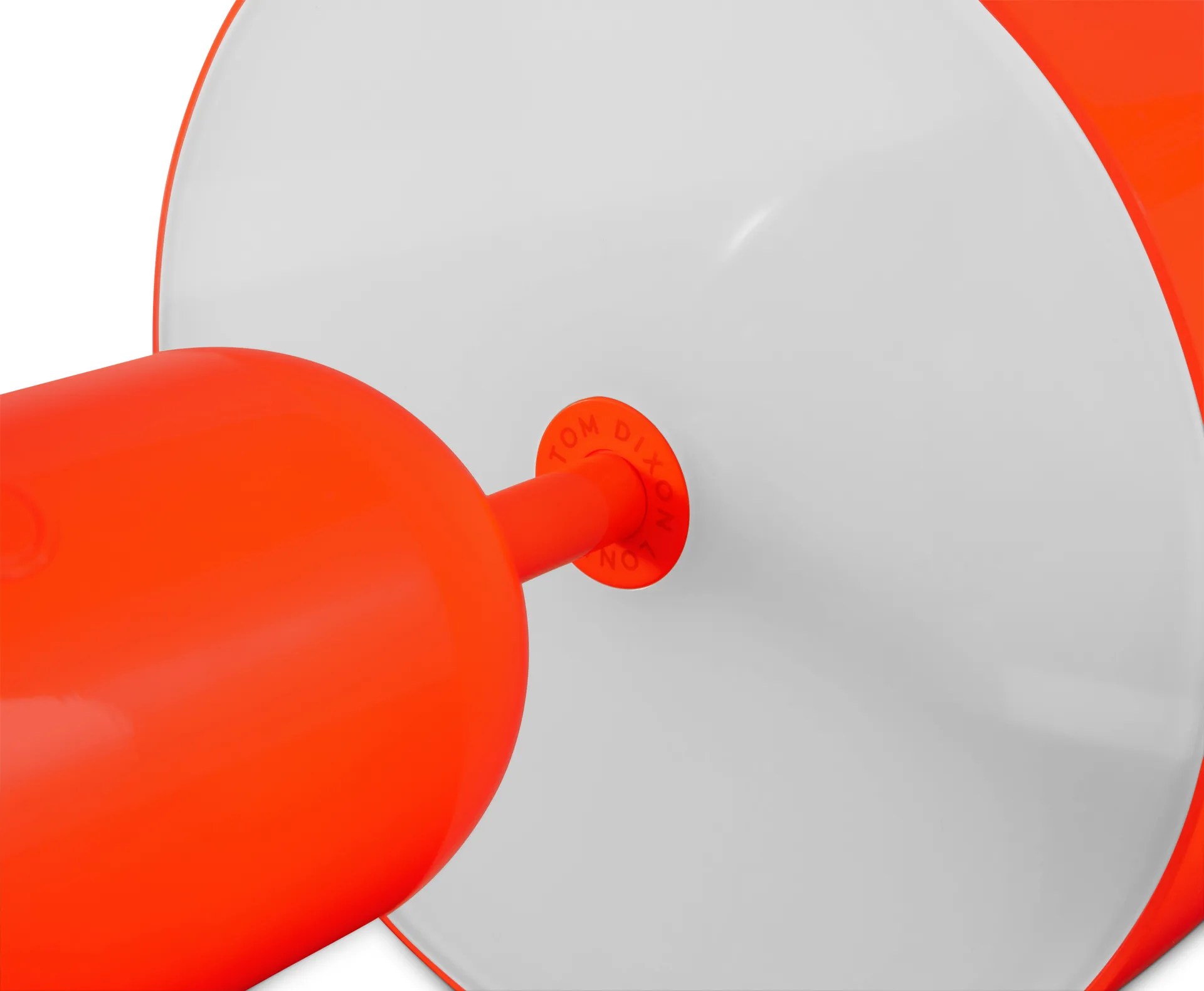Bell Portabel LED bordslampa 28 cm, Fluoro (röd) Tom Dixon