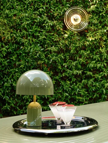 Bell Portabel LED bordslampa 28 cm - Moss (grön) - Tom Dixon