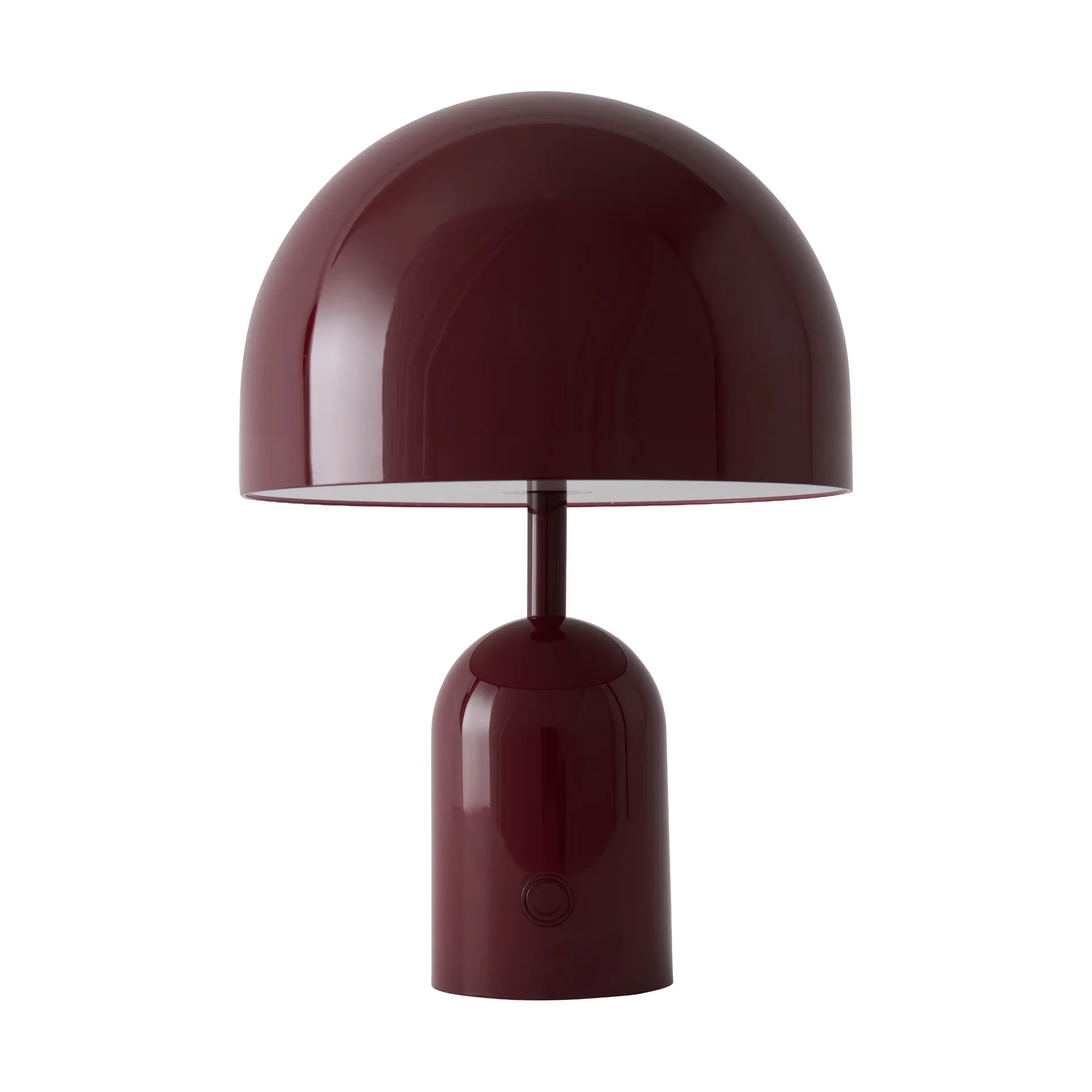 Bell Portabel LED bordslampa 28 cm v.2, Burgundy (vinröd) Tom Dixon