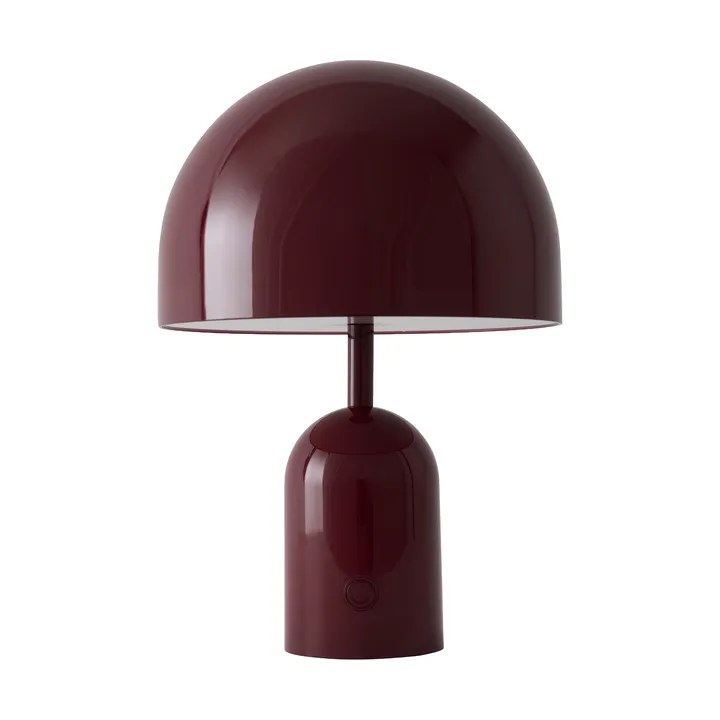 Bell Portabel LED bordslampa 28 cm v.2 - Burgundy (vinröd) - Tom Dixon