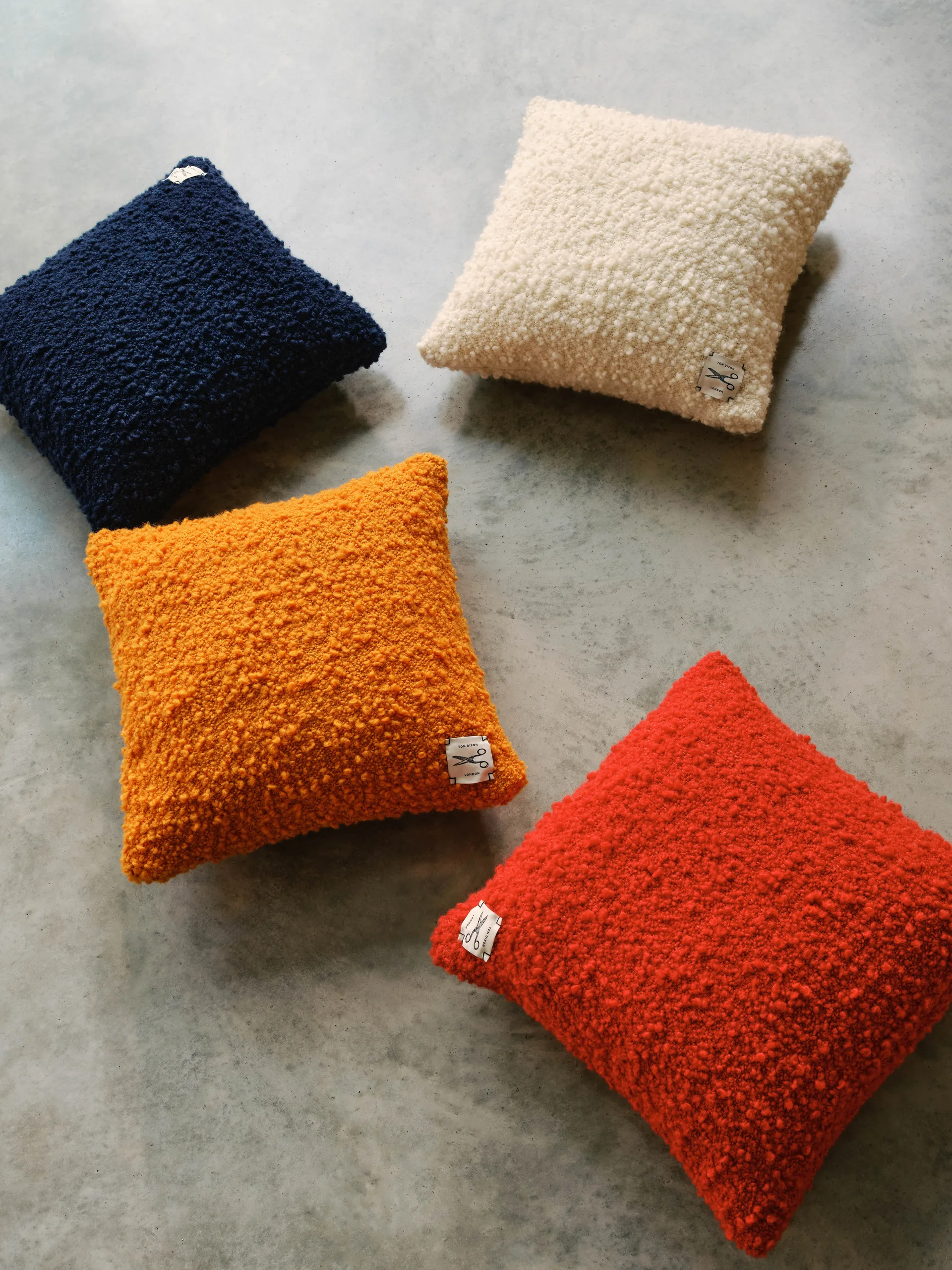 Bobble kudde 45x45 cm, Orange Tom Dixon