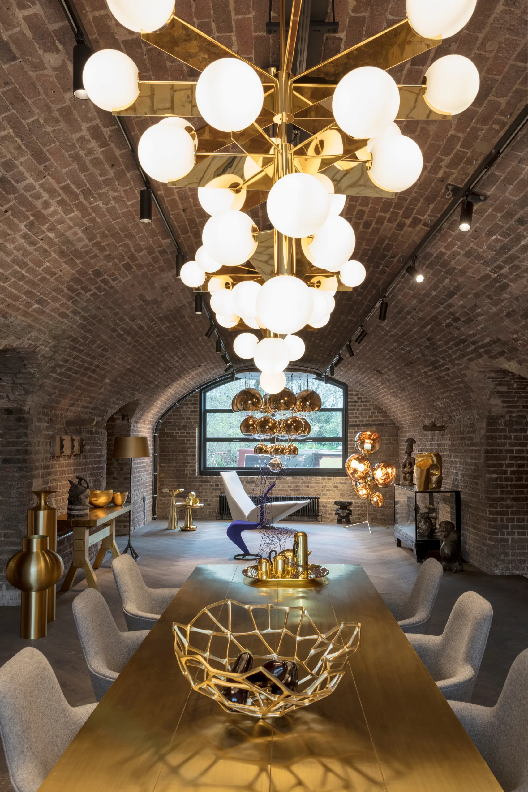 Bone skål, Mässing, L Tom Dixon