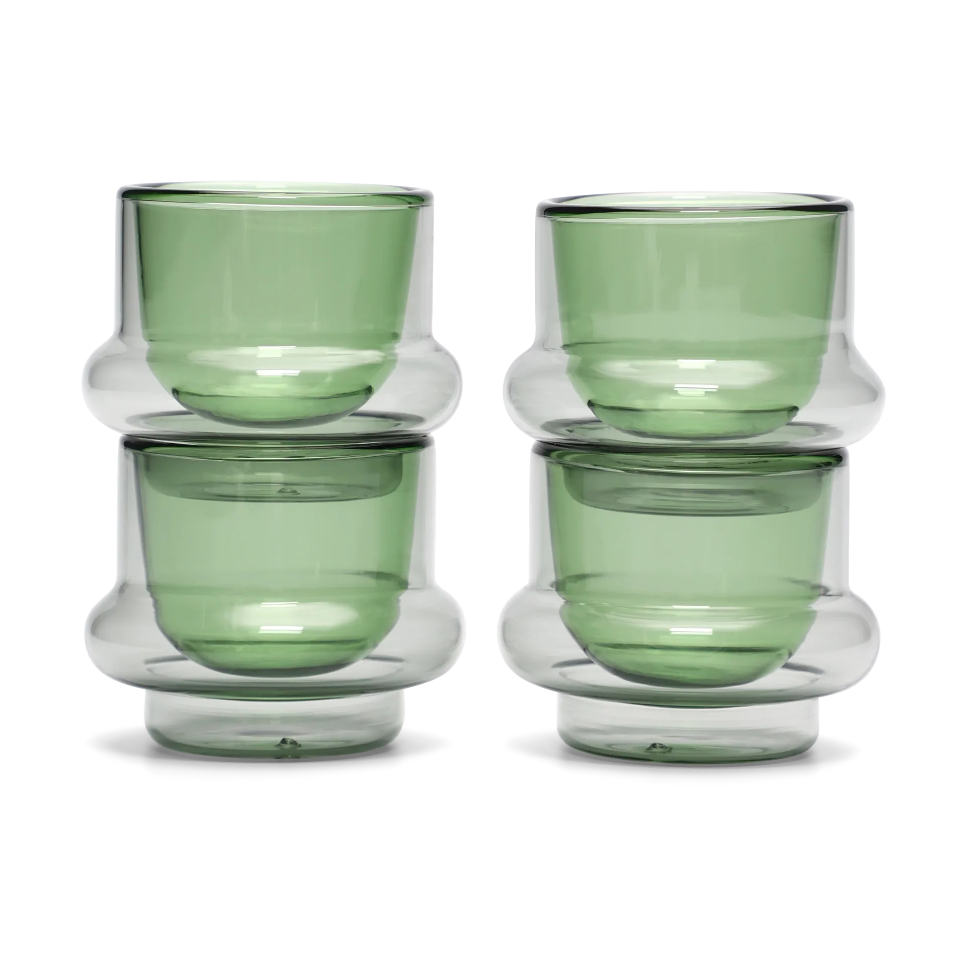 Bump espressokopp 5 cl 4-pack, Green Tom Dixon