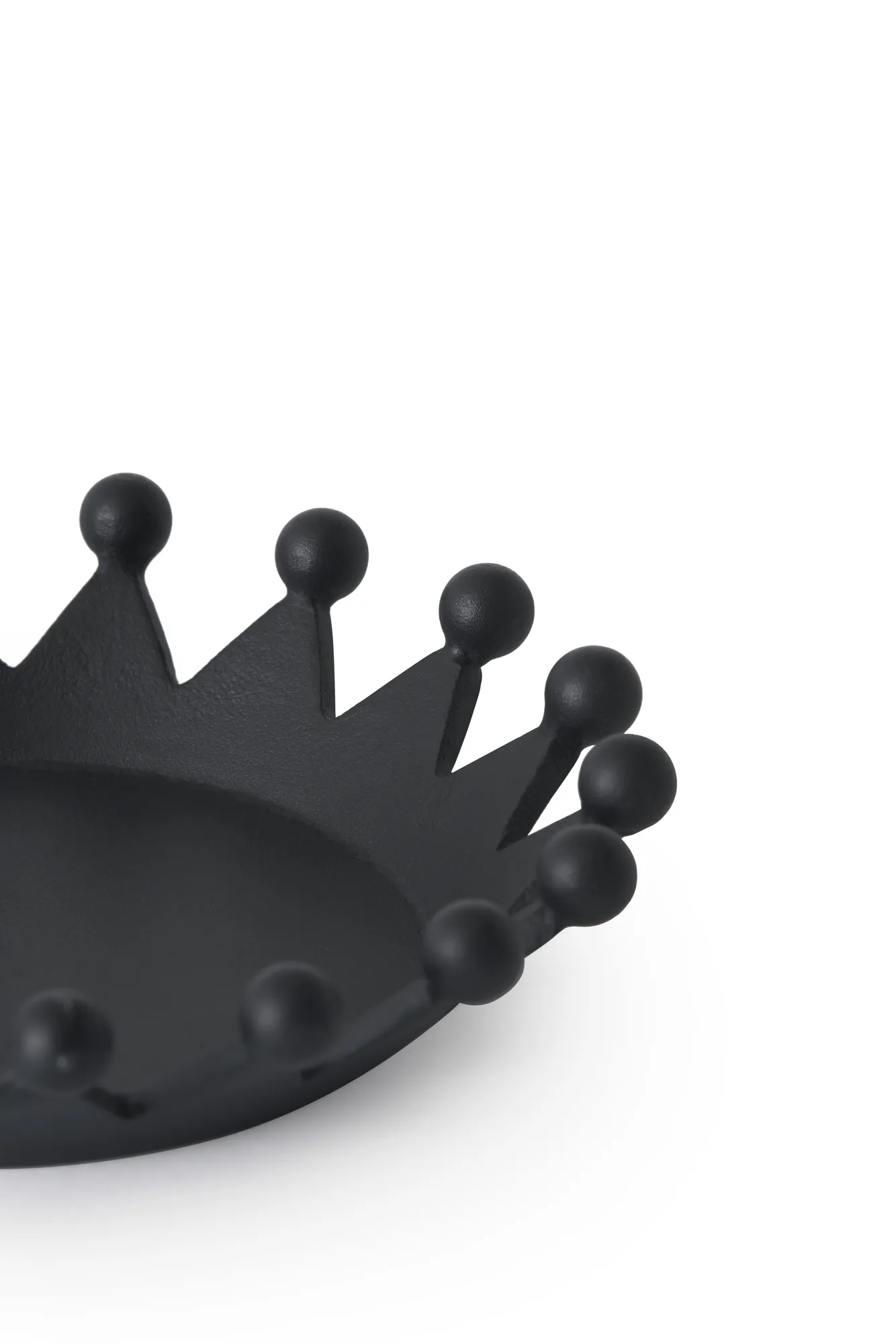 Cast Iron Crown ljuslykta, Ø22x4,5 cm Tom Dixon