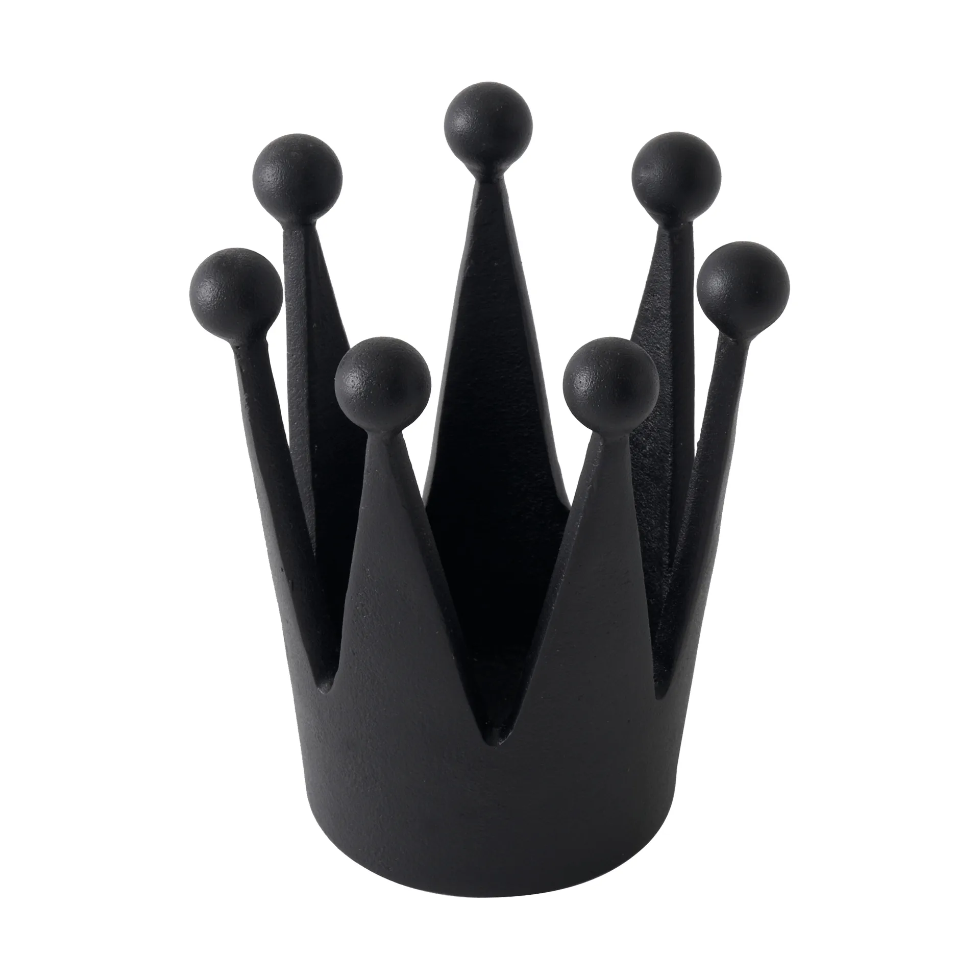 Cast Iron Crown ljuslykta, Ø8,8x12,1 cm Tom Dixon