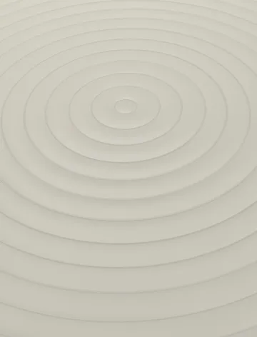 Groove cafébord runt - Putty, Ø70 cm - Tom Dixon