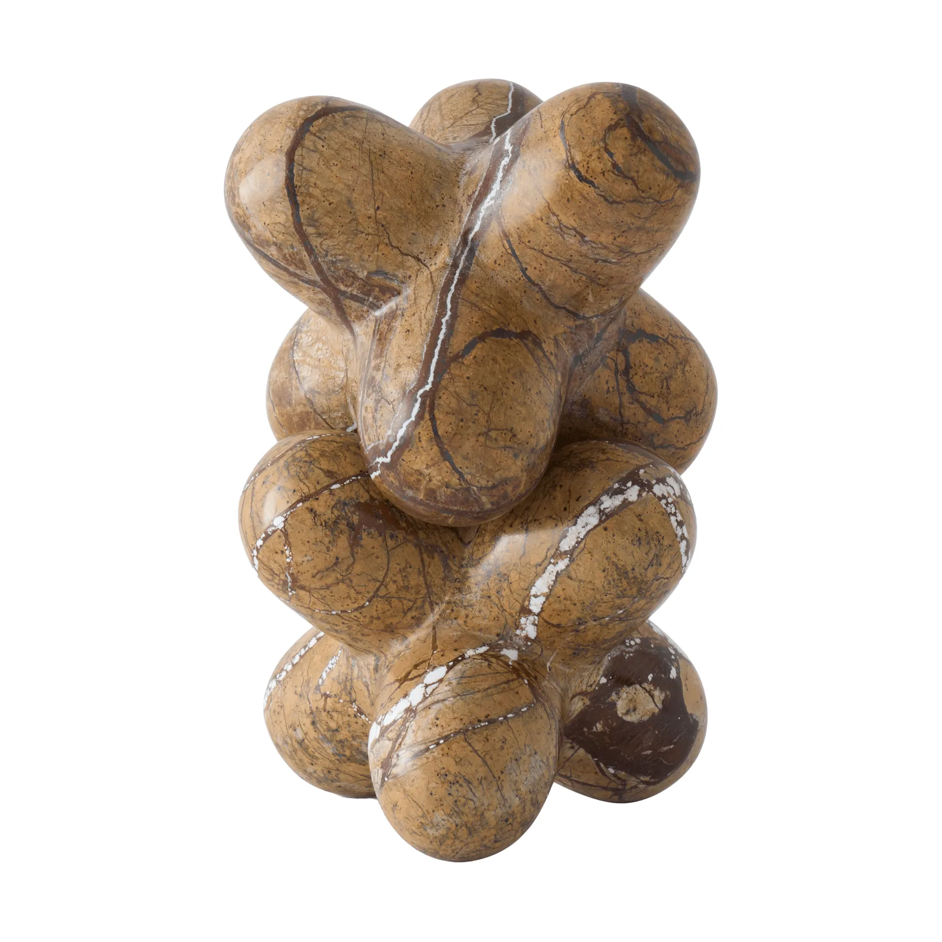Jack dekorationsobjekt, Forest brown marble, 10x8,5 cm Tom Dixon