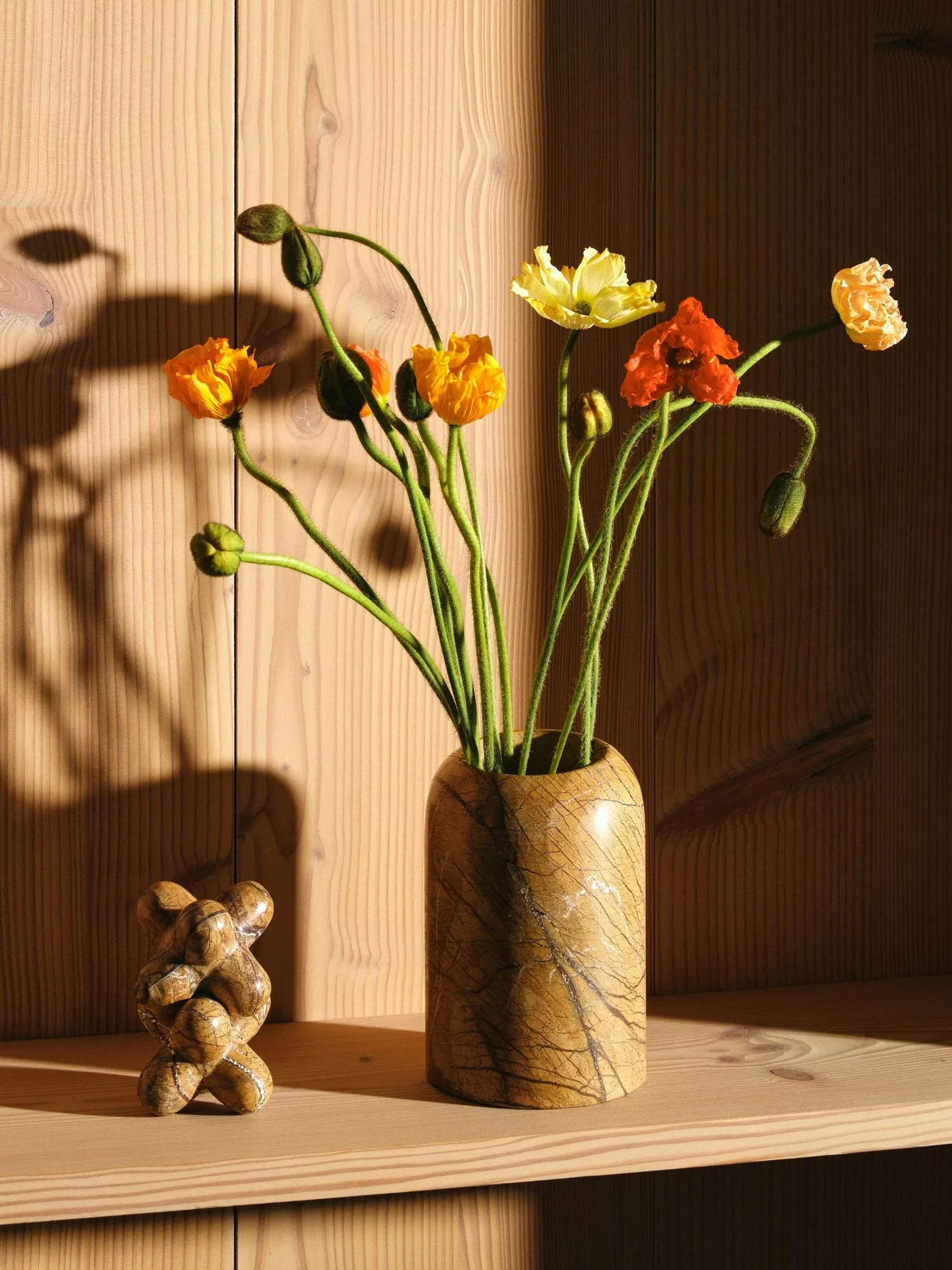Jack dekorationsobjekt, Forest brown marble, 10x8,5 cm Tom Dixon