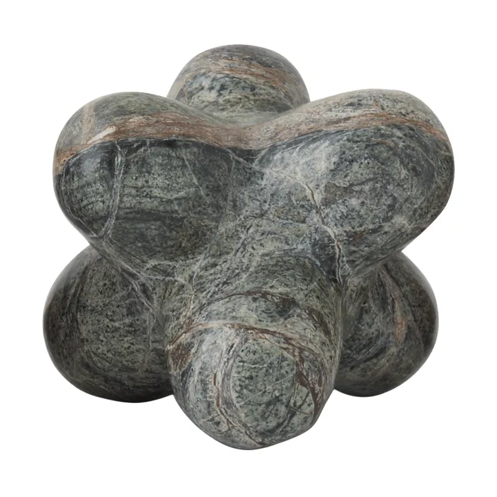 Jack dekorationsobjekt - Forest green marble, 10x8,5 cm - Tom Dixon