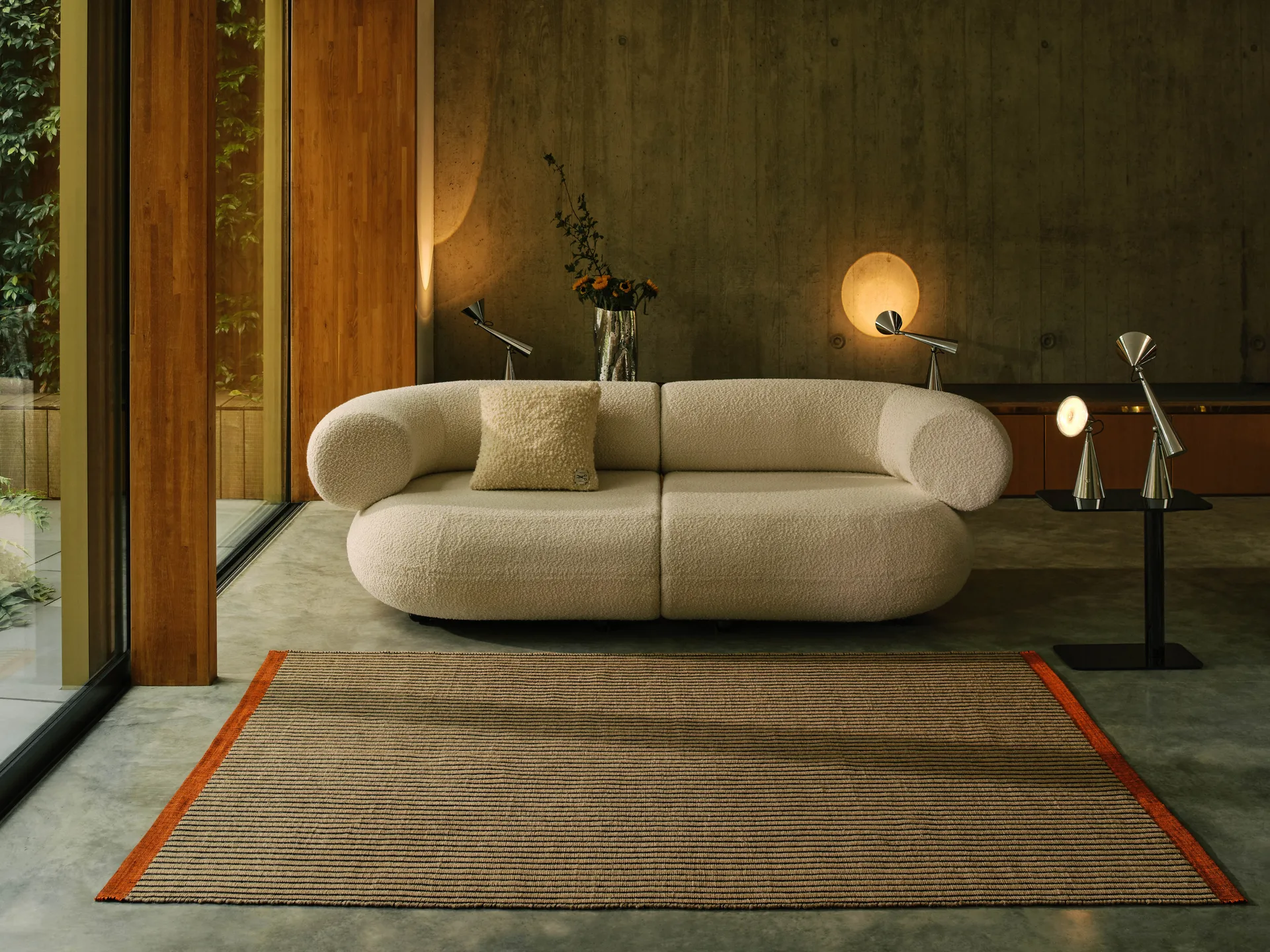Line matta, Svart 200x300 cm Tom Dixon
