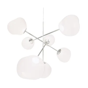 Melt Chandelier large takkrona LED 196 cm - Opal-silver - Tom Dixon