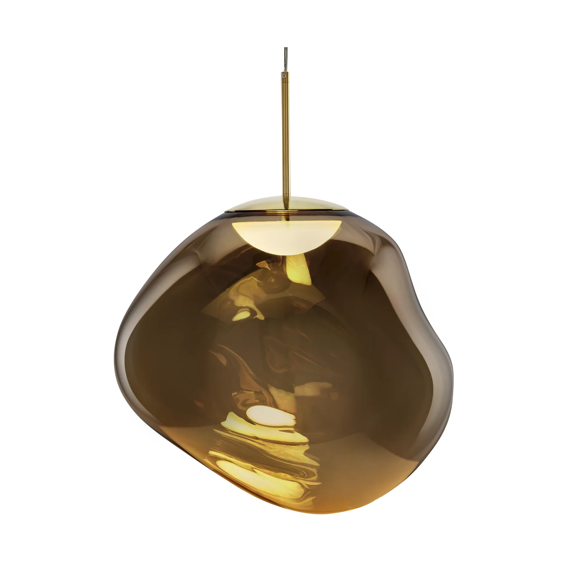Melt pendel LED, Bronze (brons), medium 50x50 cm Tom Dixon
