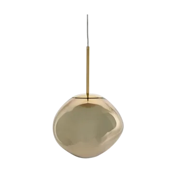 Melt pendel LED - Bronze (brons), mini 27x28 cm - Tom Dixon