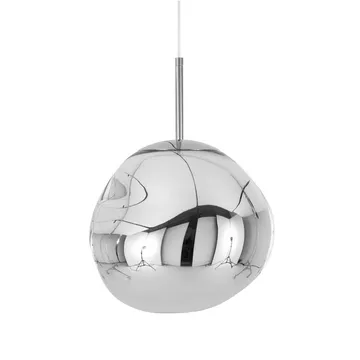 Melt pendel LED - Chrome (krom), mini 27x28 cm - Tom Dixon