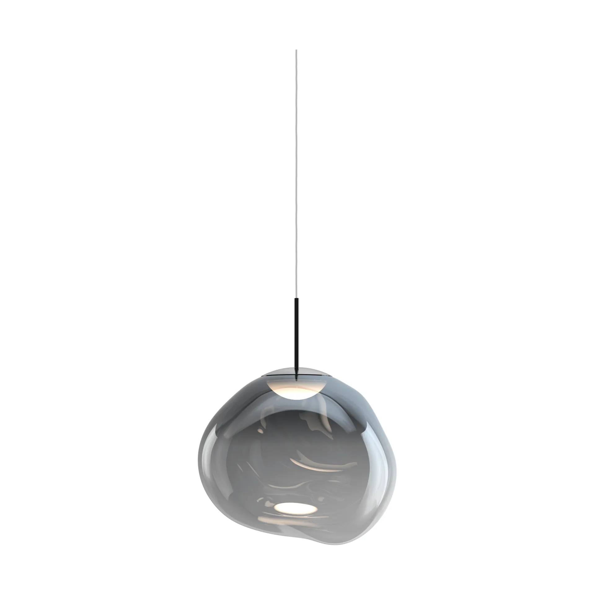 Melt pendel LED, Nickel, medium 50x50 cm Tom Dixon