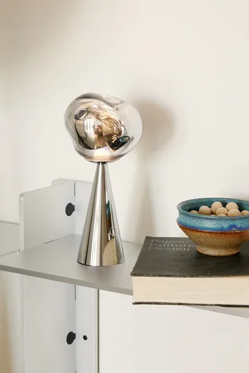 Melt portabel LED bordslampa 28,5 cm - Silver - Tom Dixon