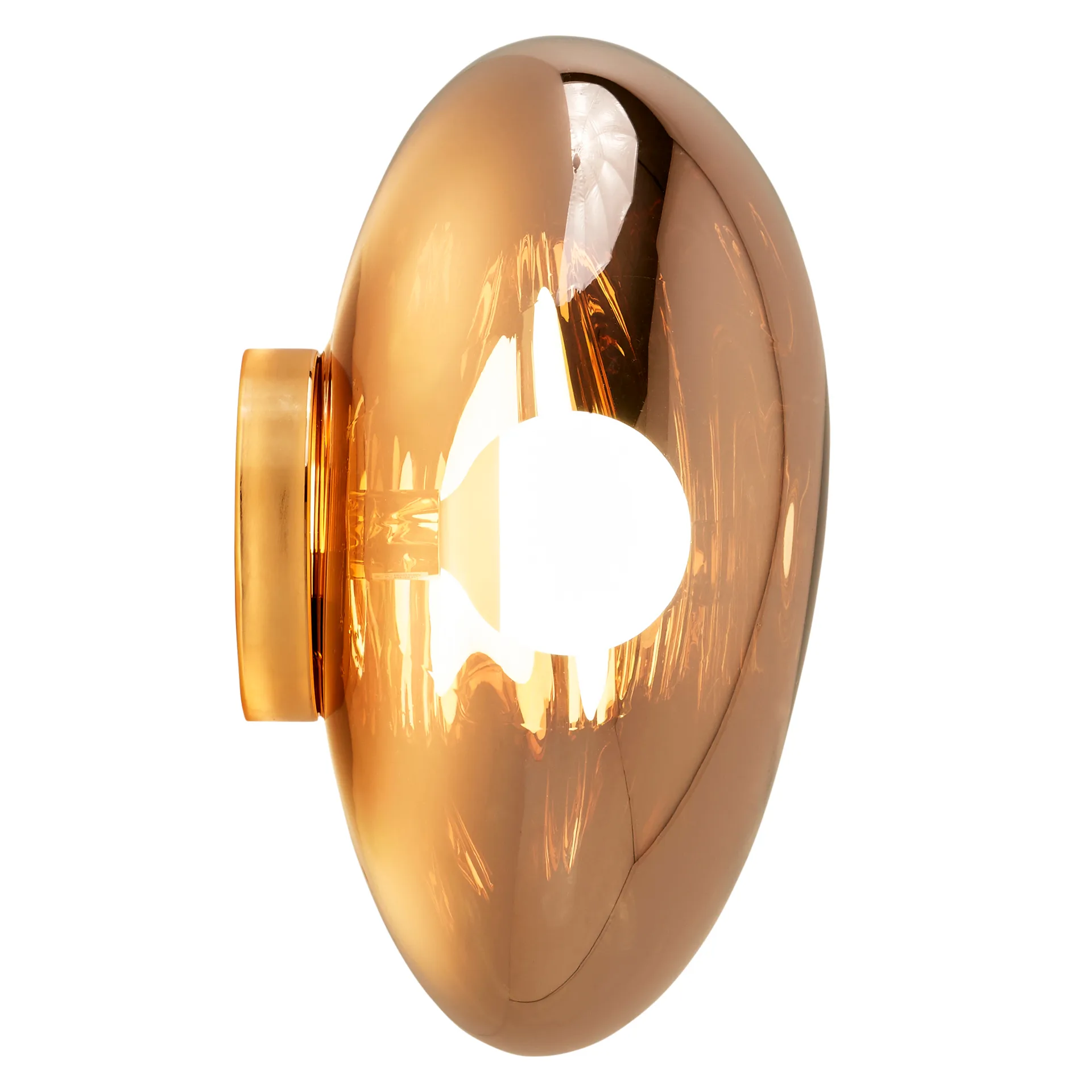 Melt Surface vägg- och taklampa LED, Koppar Tom Dixon
