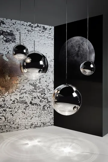 Mirror Ball pendel LED Ø40 cm - Chrome - Tom Dixon
