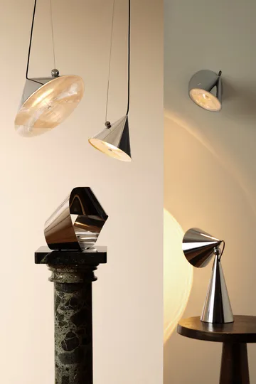 Pose pendel - Silver, Ø25x24,5 cm - Tom Dixon