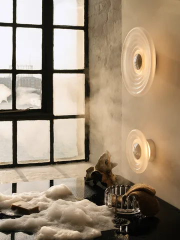 Press Surface vägglampa mini LED 21,5 cm - Frosted - Tom Dixon