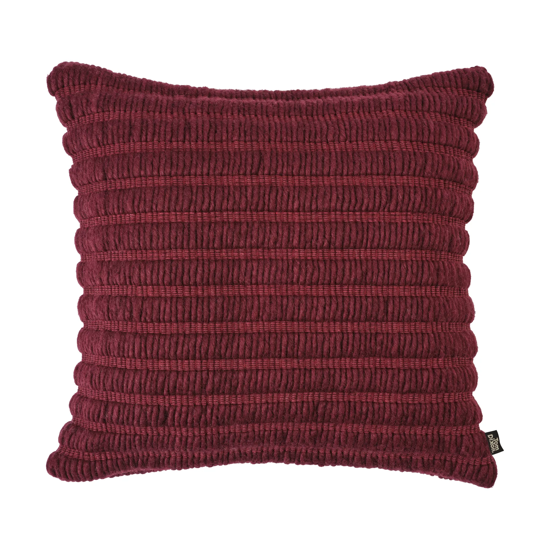 Ridge kudde 45x45 cm, Burgundy Tom Dixon