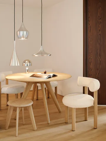 Slab runt bord large Ø120 cm - Natural - Tom Dixon